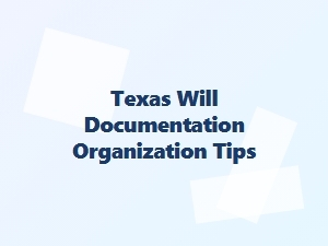 Texas Will Storage and Organization Tips